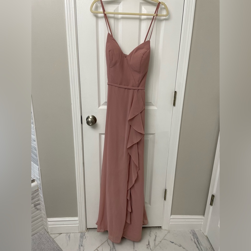 Azazie Dusty Rose Naeem Dress